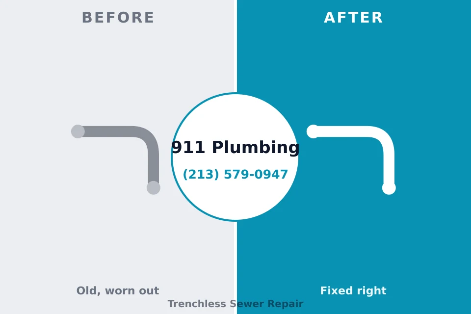 Before and after: plumbing company Strasburg, CO